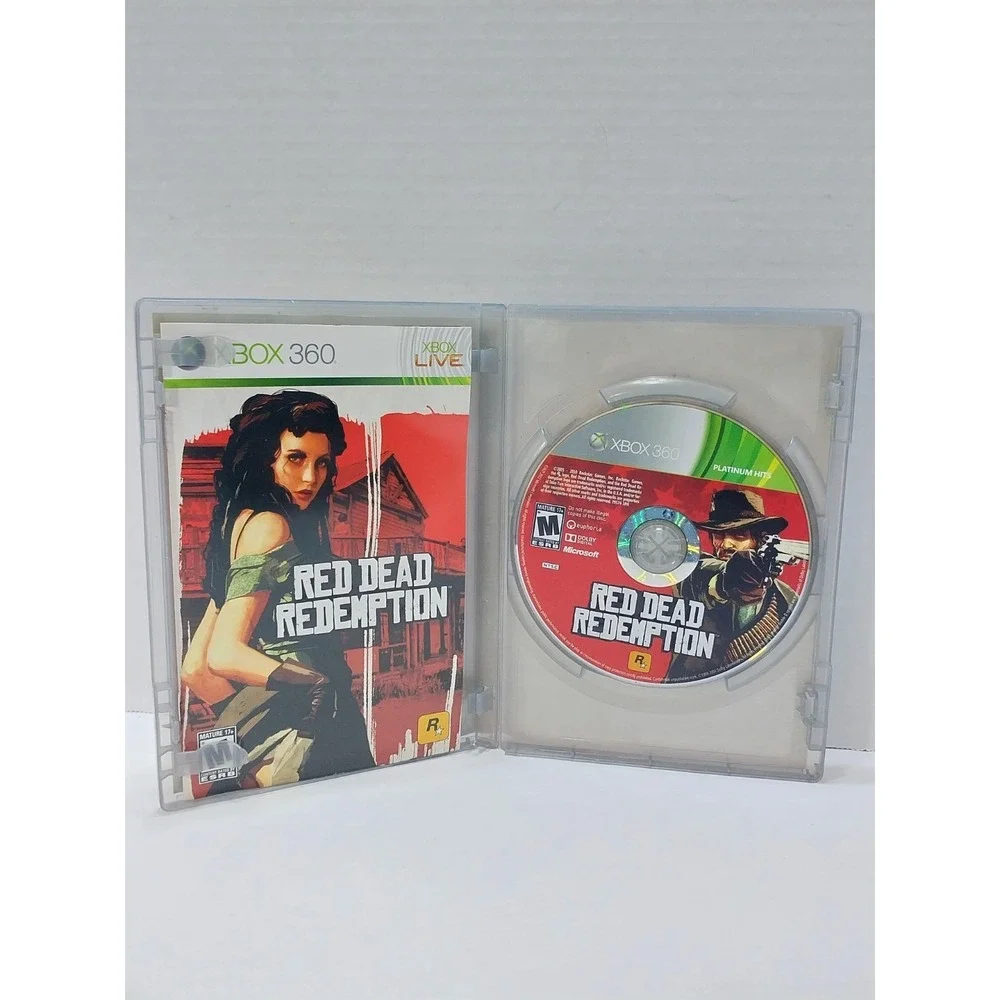 Red Dead Redemption (Microsoft Xbox 360, 2010) Manual Tested Working Fast Ship